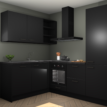 Zwarte keuken Boekarest 117017