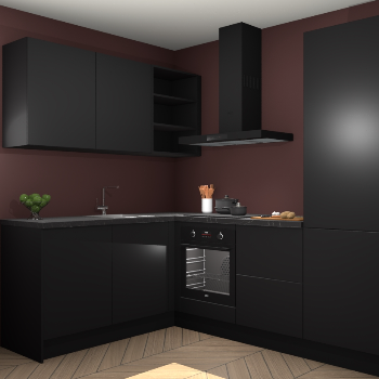 Zwarte keuken Boekarest 117019