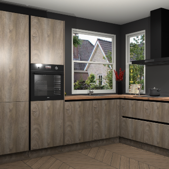 Cantaro eiken greeploze keuken Kotor 116895