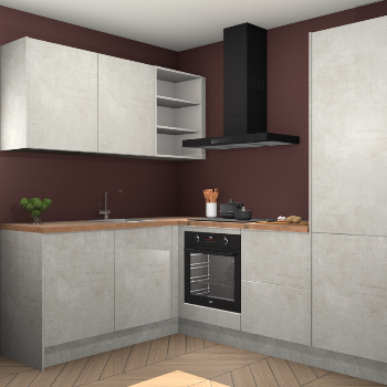 Beton Opaal keuken Boekarest 117026