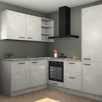 Beton Opaal keuken Boekarest 117090