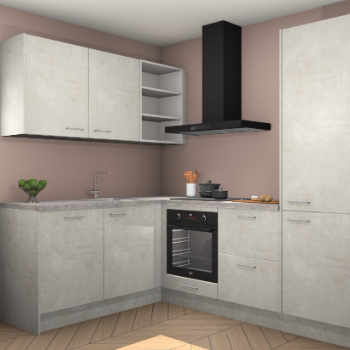 Beton Opaal keuken Boekarest 117095