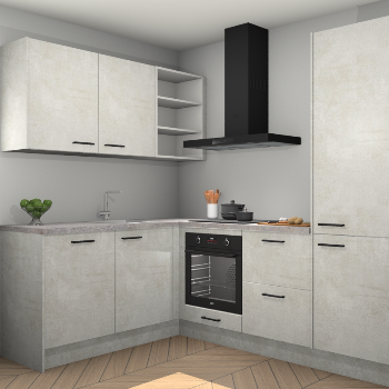 Beton Opaal keuken Boekarest 117097