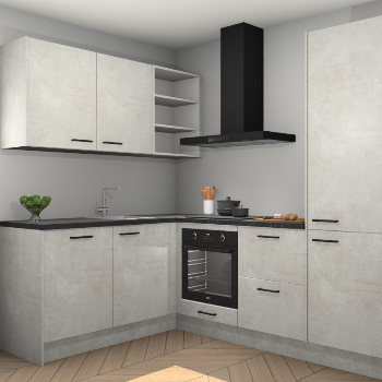 Beton Opaal keuken Boekarest 117104