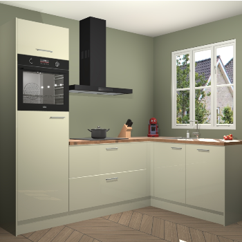 Magnolia hoogglans keuken Victoria 116242