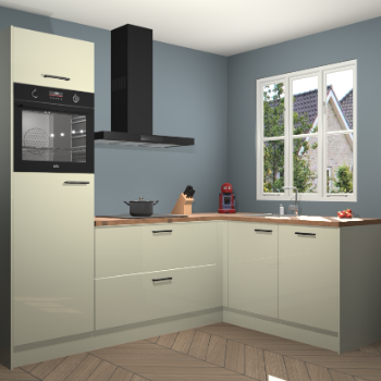 Magnolia hoogglans keuken Victoria 116244