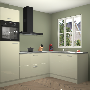 Magnolia hoogglans keuken Victoria 116538