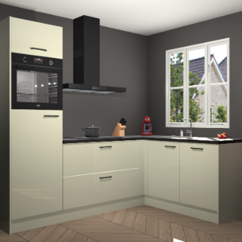 Magnolia hoogglans keuken Victoria 116557