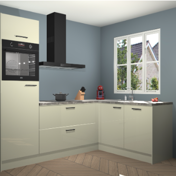 Magnolia hoogglans keuken Victoria 116553