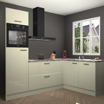 Magnolia hoogglans keuken Victoria 116558