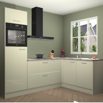 Magnolia hoogglans keuken Victoria 116542