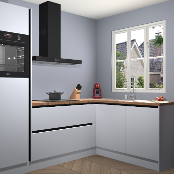 Sneeuwwitte greeploze keuken Victoria 116385