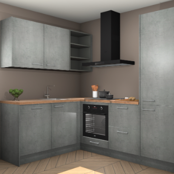 Beton Parelgrijs keuken Boekarest 117147