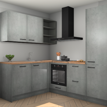 Beton Parelgrijs keuken Boekarest 117151