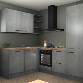 Beton Parelgrijs keuken Boekarest 117152