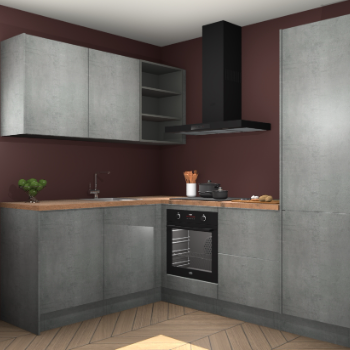 Beton Parelgrijs keuken Boekarest 117154