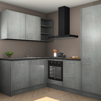 Beton Parelgrijs keuken Boekarest 117220