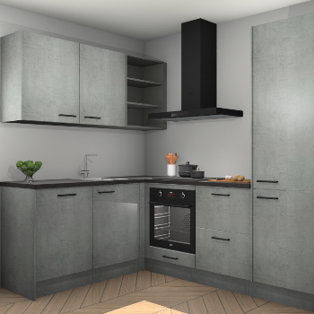 Beton Parelgrijs keuken Boekarest 117223