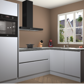 Sneeuwwitte greeploze keuken Victoria 116765