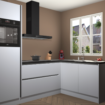 Sneeuwwitte greeploze keuken Victoria 116766