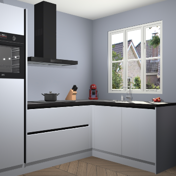 Sneeuwwitte greeploze keuken Victoria 116781