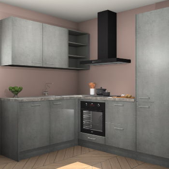 Beton Parelgrijs keuken Boekarest 117228