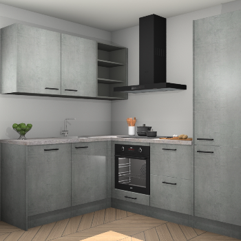 Beton Parelgrijs keuken Boekarest 117239