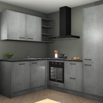 Beton Parelgrijs keuken Boekarest 117290