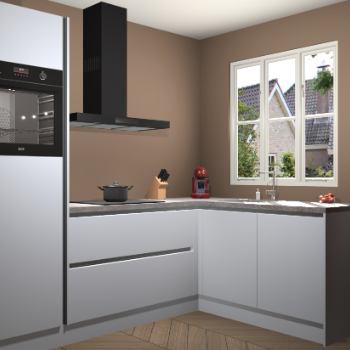 Sneeuwwitte greeploze keuken Victoria 116768