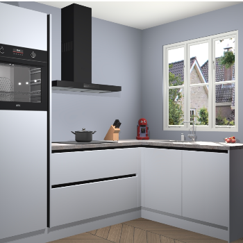 Sneeuwwitte greeploze keuken Victoria 116783