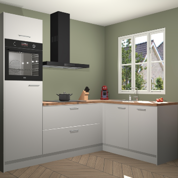 Zijdegrijze keuken Victoria 116791