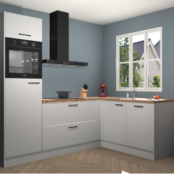 Zijdegrijze keuken Victoria 116793