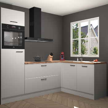 Zijdegrijze keuken Victoria 116794
