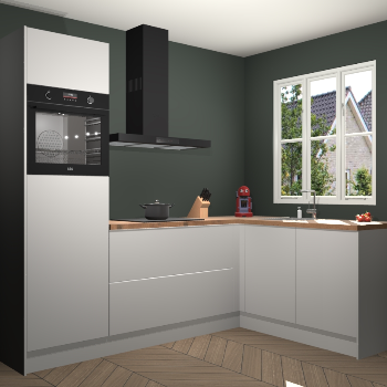 Zijdegrijze keuken Victoria 116796