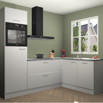 Zijdegrijze keuken Victoria 116910