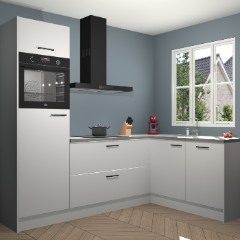 Zijdegrijze keuken Victoria 116922