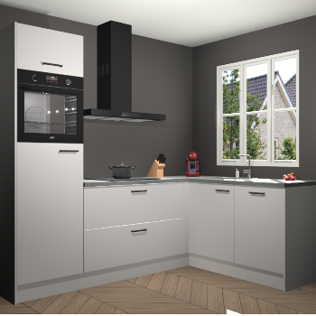 Zijdegrijze keuken Victoria 116928