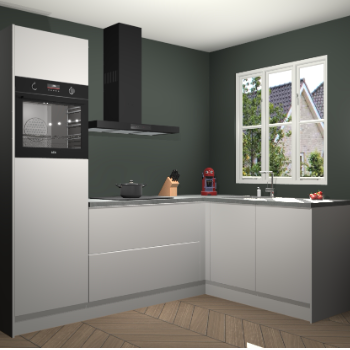 Zijdegrijze keuken Victoria 116940