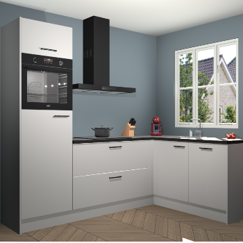 Zijdegrijze keuken Victoria 116923