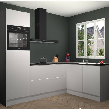 Zijdegrijze keuken Victoria 116941