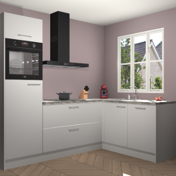 Zijdegrijze keuken Victoria 116906