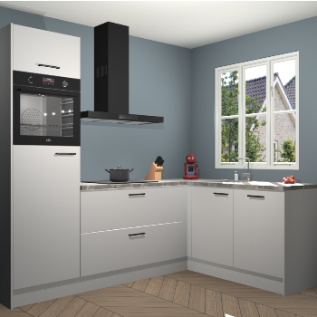 Zijdegrijze keuken Victoria 116924