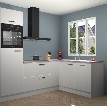 Zijdegrijze keuken Victoria 116925