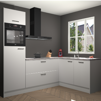 Zijdegrijze keuken Victoria 116931