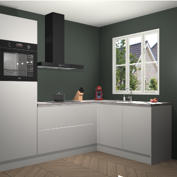 Zijdegrijze keuken Victoria 116943