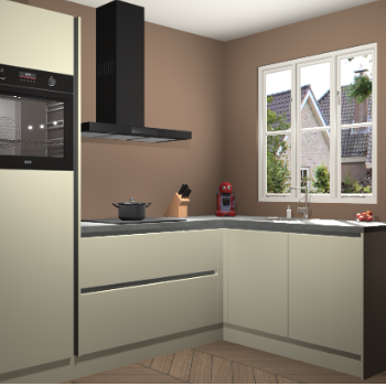 Magnolia greeploze keuken Victoria 117039