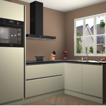 Magnolia greeploze keuken Victoria 117040