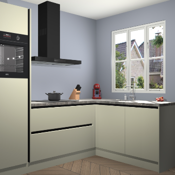 Magnolia greeploze keuken Victoria 117059