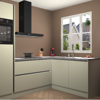 Magnolia greeploze keuken Victoria 117042