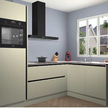 Magnolia greeploze keuken Victoria 117060